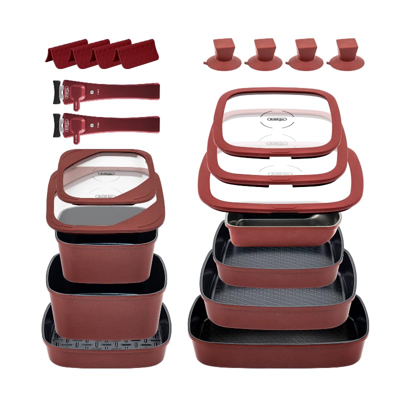 Amazon.co.jp: boohgle ボオグル フライパン・鍋 セット IH&ガス火対応